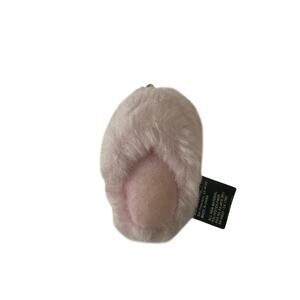 pink fuzzy slipper charm